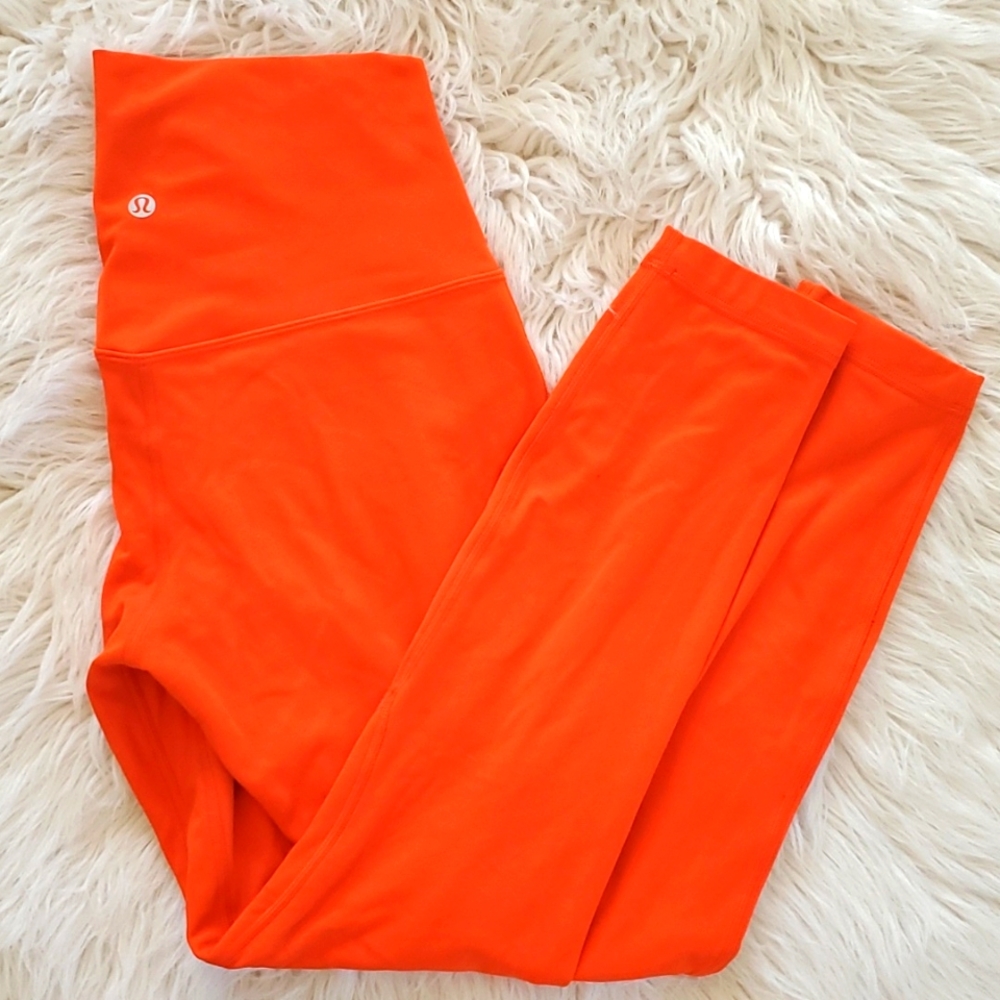 🔸️Lululemon Align High Rise Leggings 🧡 size 6